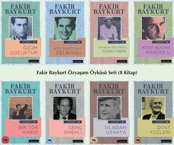Fakir Baykurt Özyaşam Öyküsü Seti-8 Kitap Takım - Fakir Baykurt - Literatür Yayıncılık