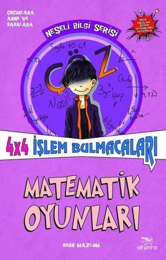 4x4 İşlem Bulmacaları-Matematik Oyunları-Neşeli Bilgi Serisi 5.Kitap - Ogün Mazlum - Elhamra