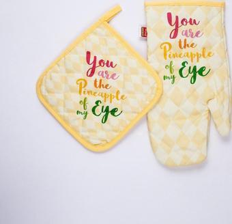 Maxstyle Eldiven Tutaç Set Pineapple