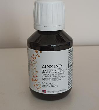 Zinzino BalanceOil+, 100 ml Yeni Nesil Balık Yağı