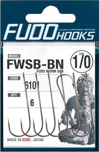 Fudo 6100 Worm SSB Nikel Uzun Pala Tırnaklı İğne 1 No 7 Adet