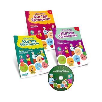 Adım Adım Kur'an Öğreniyorum-3 Kitap+DVD - Nevin Karataş - Mavi Uçurtma