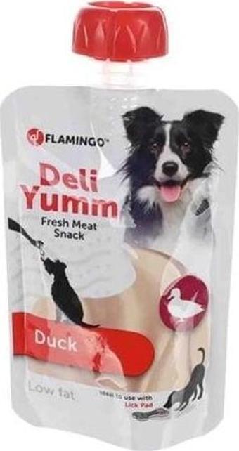 Flamingo Deli Yumm Taze Ördek Etli Sıvı Köpek Ödül Maması 90 Gr