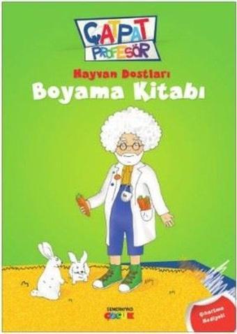 Çatpat Profesör Hayvan Dostları-Boyama Kitabı - Hasan Nihat Sütçü - Semerkand Çocuk