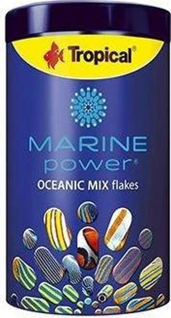 Tropical Marine Power Oceanic Mix Flakes Deniz Balıkları için Krill ve Spirulina Katkılı Balık Yemi 1000 Ml 200 Gr