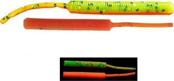 Fujin Baby Worm 5.2 cm Floating LRF Silikonu UV Fire Tiger