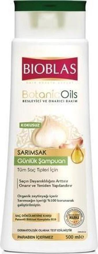 Bioblas Botanic Oils Sarımsak Şampuan 500ml