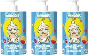 Minoris Baby Organik Antialerjik Biberon Emzik Temizleyici 500ml 3'lü Set