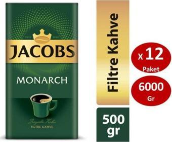 Jacobs Monarch Filtre Kahve 500 Gr X 12li Set