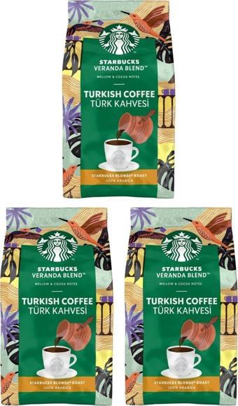 Starbucks Veranda Blend Türk Kahvesi 100 Gr X 3 Adet