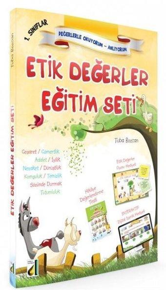 1.Sınıflar Etik Değerler Eğitim Seti-10 Kitap Takım - Tuba Bozcan - Damla Yayınevi
