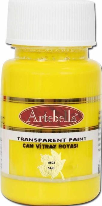 Artebella Cam Vitray Boyası 8802 Sarı 50 ml