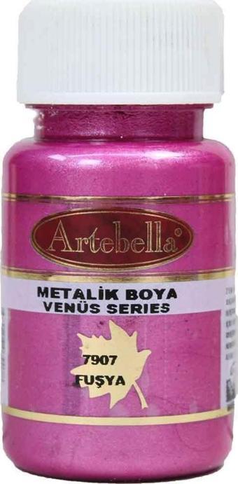 Artebella Fuşya 7907 Metalik Boya Venüs Serisi 50 ml