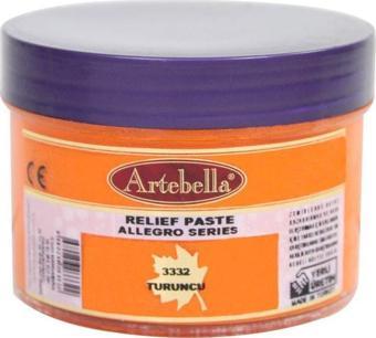 Artebella Rölyef Pasta Allegro Serisi 3332 Turuncu 160 ml