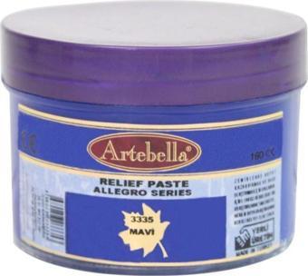 Artebella Rölyef Pasta Allegro Serisi 3335 Mavi 160 ml