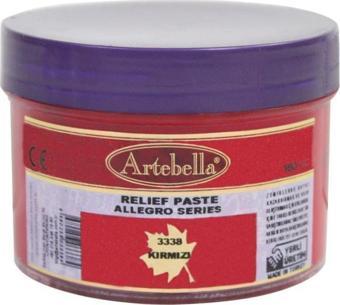 Artebella Rölyef Pasta Allegro Serisi 3338 Kırmızı 160 ml