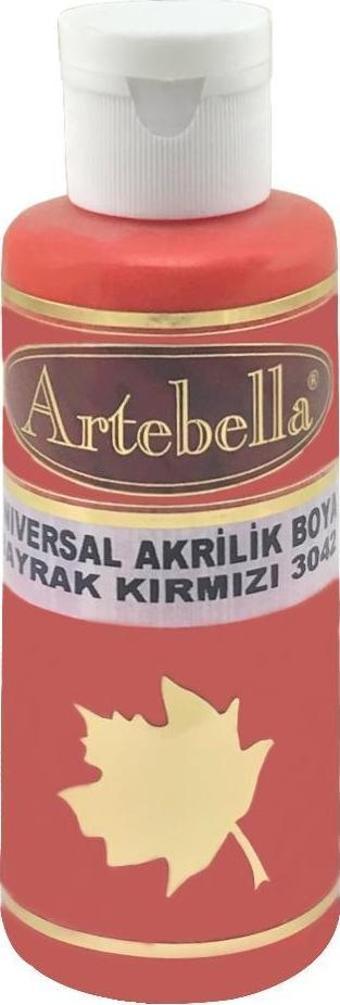 Artebella Universal Akrilik Boya 3042 Bayrak Kırmızı 130ml