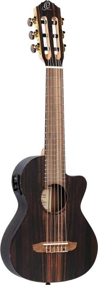 Ortega Mini Travel Series 17" Elektro Guitalele (Abanoz)