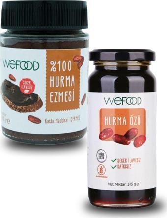 Wefood %100 Sade Hurma Ezmesi 400 Gr + Hurma Özü 315 Gr