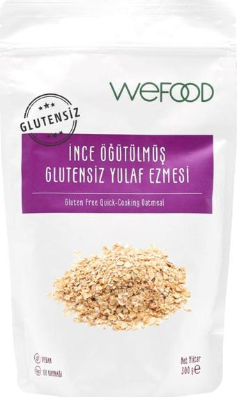 Wefood İnce Öğütülmüş Glutensiz Yulaf Ezmesi 300 Gr 8683347034826