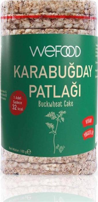 Wefood Karabuğday Patlağı 100 Gr 5'Li