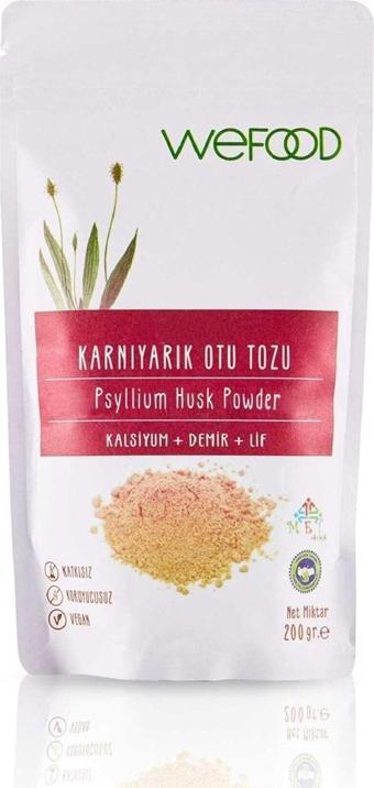 Wefood Karnıyarık Otu (Psyllium) Tozu 200 Gr