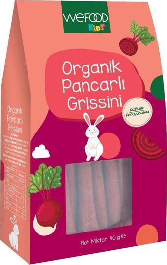 Wefood Kids Organik Pancarlı Grissini 40 Gr