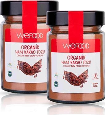 Wefood Organik Ham Kakao Tozu 140 Gr 2'Li