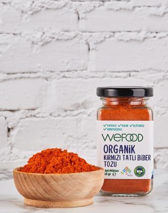 Wefood Organik Kırmızı Tatlı Biber Tozu 65 Gr