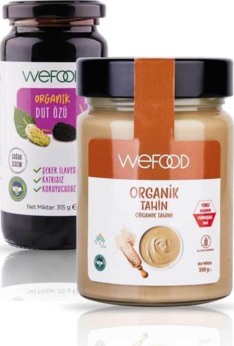 Wefood Organik Tahin 300 Gr + Organik Dut Özü 315 Gr