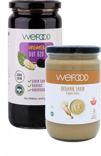 Wefood Organik Tahin 600 Gr + Organik Dut Özü 640 Gr