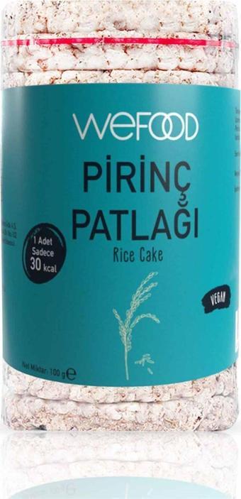 Wefood Pirinç Patlağı 100 Gr 5''Li