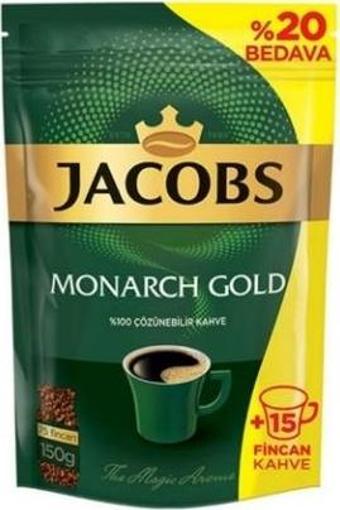 Jacobs Monarch Gold Eko Paket Kahve 150 Gr. (6'lı)