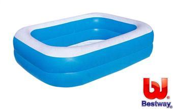 Bestway 12819 Büyük Boy Dikdörtgen Şişme Aile Havuzu 211x132x46 cm.