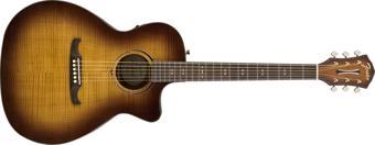 Fender FA-345CE Auditorium 3-Color Tea Burst Elektro Akustik Gitar