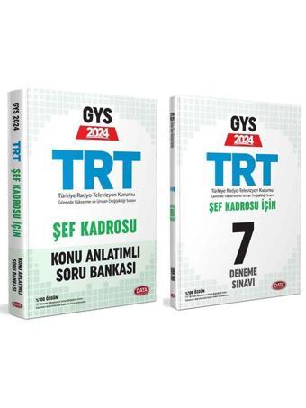 Data 2024 GYS TRT Şef Kadrosu Konu Soru + Deneme 2 li Set Görevde Yükselme Data Yayınları - Data Yayınları