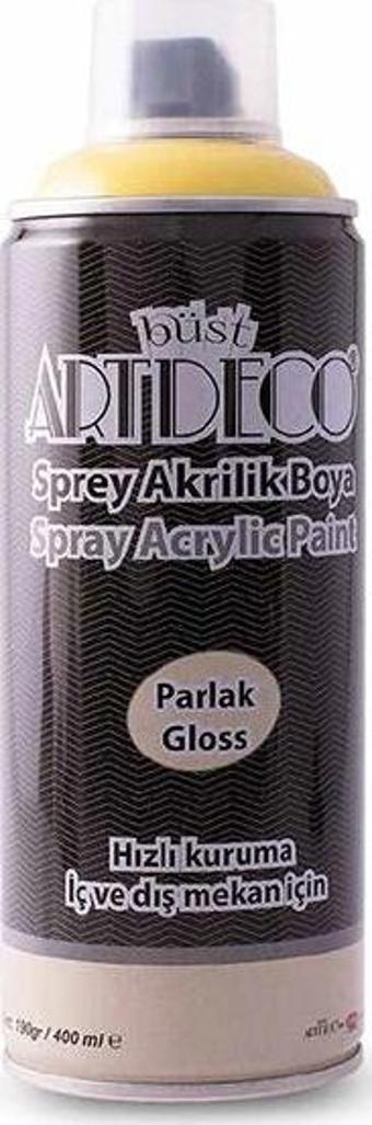 Artdeco Akrilik Sprey Boya 400ml Açık Sarı 130