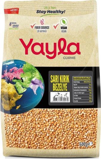 Yayla Gurme Sarı Kırık Bezelye 500 Gr