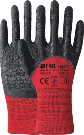 Cmc Eldiven Latex 3/4 Kırmızı-siyah Cmc1713 12 Adet