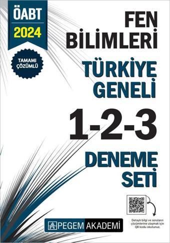 2024 KPSS ÖABT Fen Bilimleri Tamamı Çözümlü Türkiye Geneli 1-2-3 Deneme Seti Pegem Yayınları - Pegem Akademi Yayıncılık