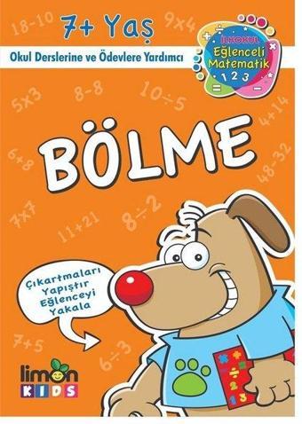 Çıkartmalı Bölme-İlk Okul Eğlenceli Matematik - Kolektif  - Limonkids