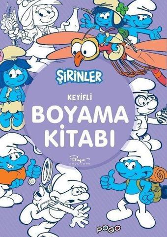 Şirinler-Keyifli Boyama Kitabı - Pierre Culliford - Pogo