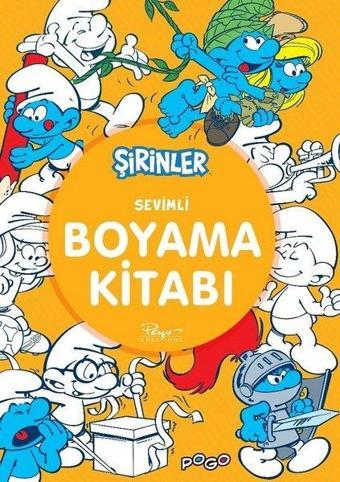 Şirinler-Sevimli Boyama Kitabı - Pierre Culliford - Pogo