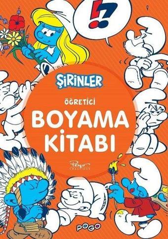 Şirinler-Öğretici Boyama Kitabı - Pierre Culliford - Pogo