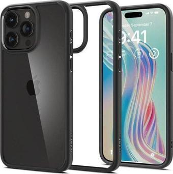 Spigen Apple iPhone 15 Pro Max Kılıf Ultra Hybrid Matte Black - ACS06570