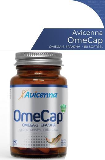 Avicenna Omecap - Omega 3 Içeren Takviye Edici Gıda - 80 Softjel 