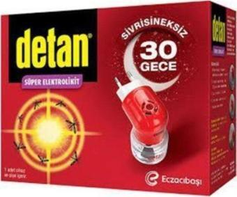 Detan Süper Elektrolikit Sivrisineksiz 30 Gece 1 Cihaz ve Şişe