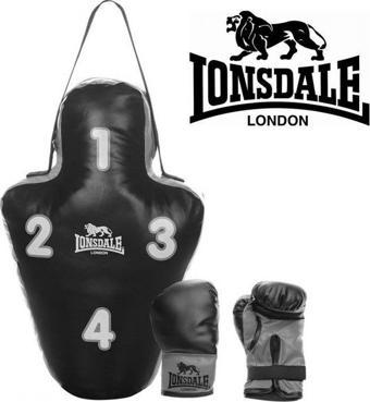 Lonsdale Boks Set Hedefli Torba-Eldiven (56942)