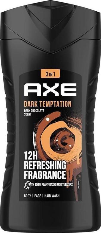 Axe Dark Temptation 3in1 Erkek Duş Jeli 250ML