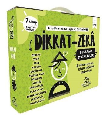 Dikkat Zeka 1.Sınıf Seti-7 Yaş-7 Kitap Takım - Mehmet Türkdoğan - Dikkat ve Zeka Akademisi